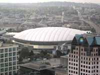 10-acre air-supported B.C. Place Stadium